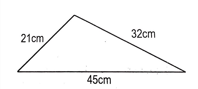 Các loại hình tam giác thường gặp